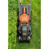 Cortacésped Eléctrico Rotativo Black Decker Bemw351-Qs, 32 Cm, 1000 W, Color Naranja Y Negro.