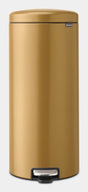 EAN 8710755238765 - Brabantia 238765 cubo de basura Alrededor Acero Oro imagen 1