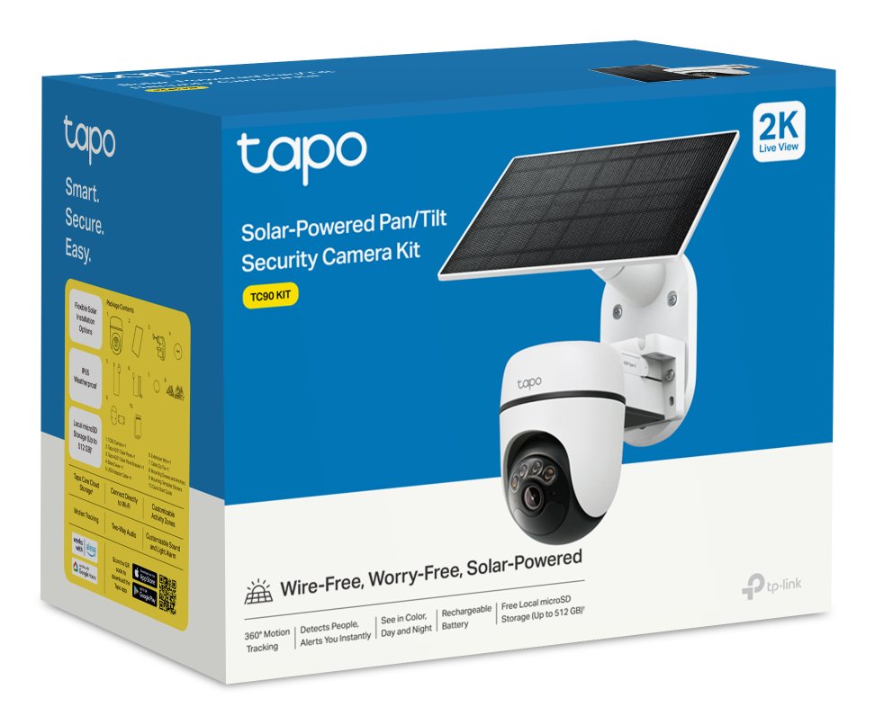 EAN 1210002605328 - TP-Link Tapo TC90 KIT cámara de vigilancia Bombilla Cámara de seguridad IP Exterior 2304 x 1296 Pixeles T imagen 4