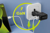 Mobile Origin 45w Travel Adapter Eu/Us/Uk/Au Pw26, Black
