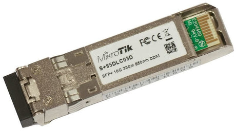 EAN 0701017581260 - Mikrotik S+85DLC03D red modulo transceptor Fibra óptica 10000 Mbit/s SFP+ 850 nm imagen 1