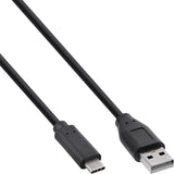 Cable Inline Usb 2.0, Tipo C Macho A A Macho, Negro, 5 M