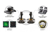 Thrustmaster T.16000m Fcs Space Sim Duo Palanca De Mando Pc Negro, Naranja