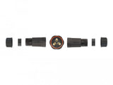 Delock Cableverbinder Für Aussenbereich 3 Pin, Ip68 Wasserdicht, Schraubbar, Cabledurchmesser 4,5 - 7,5 Mm Schwarz