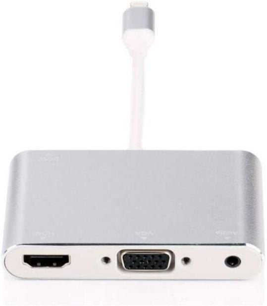 EAN 5715063049020 - Microconnect LIGHT-HUB4 hub de interfaz Lightning 480 Mbit/s Plata imagen 1