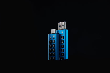 EAN 0740617336597 - Kingston Technology IronKey Keypad 200 unidad flash USB USB Tipo C 3.2 Gen 1 (3.1 Gen 1) Azul imagen 5