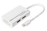 Video Splitter Digitus Minidp-Dp+Hdmi+Dvi M/H 0,2m Compatible Con Dp 1.1a Ce