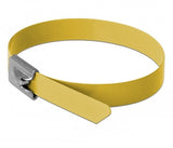 Delock Bridas De Acero Inoxidable L 500 X B 7,9 Mm Amarillo 10 Piezas