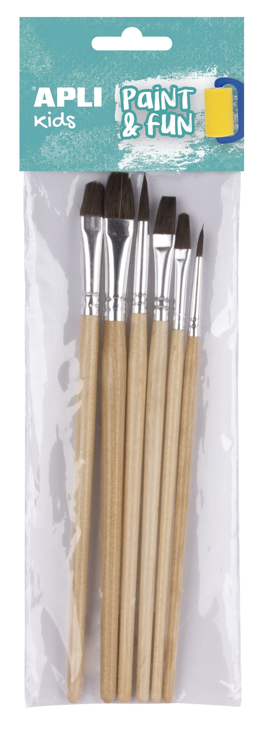 EAN 8410782174639 - APLI Kids 17463 pincel para bellas artes 3 pieza(s) imagen 1