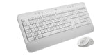 Logitech Signature Mk650 Combo For Business Juego De Teclado Y Ratón Inalámbrico Bluetooth Le Azerty Francés Blanco Hueso