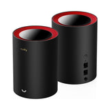 EAN 6971690792954 - Cudy M3000 2-Pack Doble banda (2,4 GHz / 5 GHz) Wi-Fi 6 (802.11ax) Negro, Rojo 1 Interno imagen 4