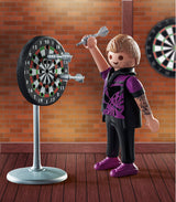 Playmobil 71165 Special Plus Jugador De Dardos Y Tablero De Dardos.