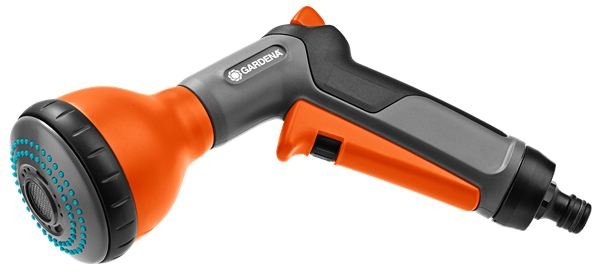 Gardena 18313-20 Pistola De Pulverización De Agua O Boquilla Pistola Pulverizadora De Agua Para Jardín Negro, Gris, Naranja