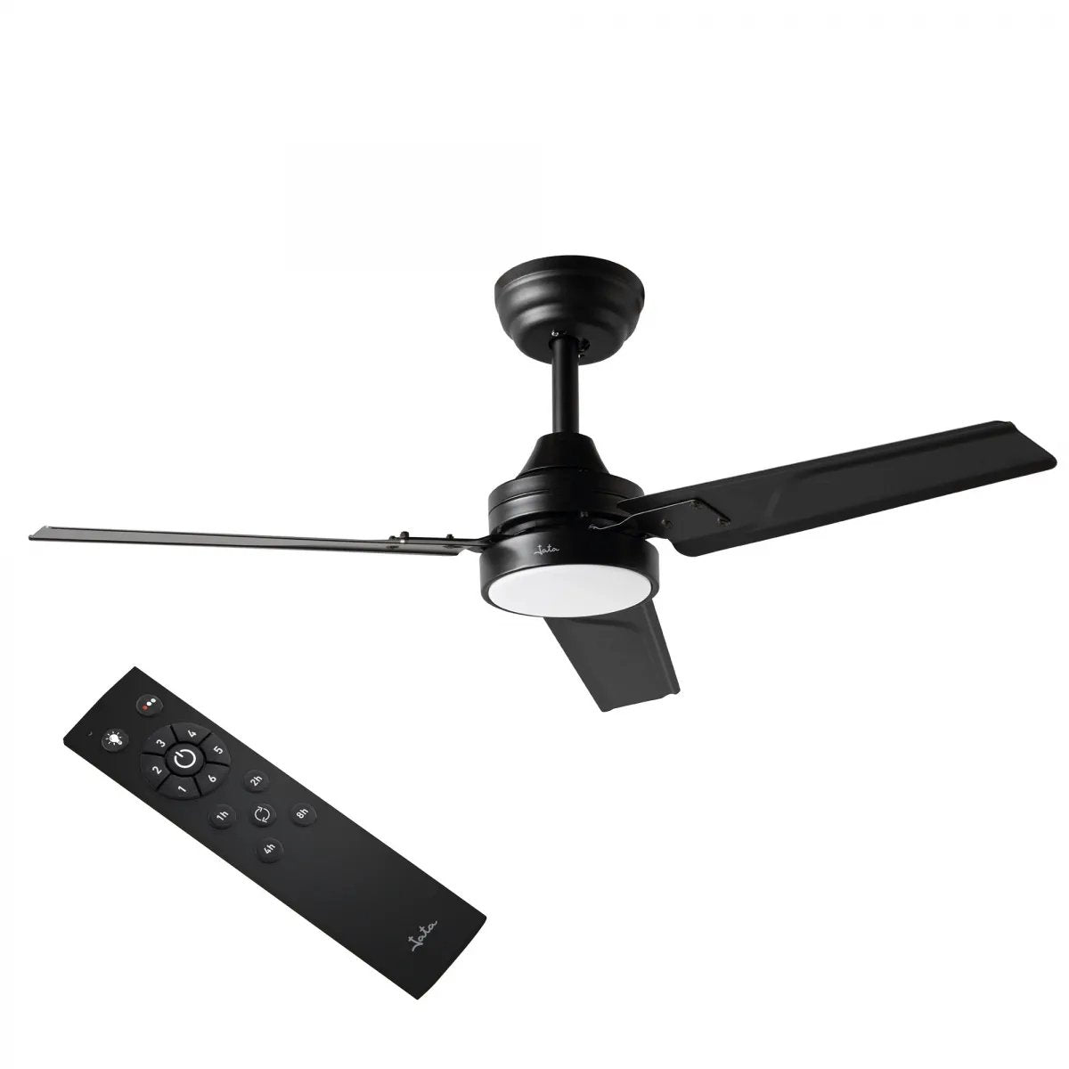 Ventilador Lampara Jata De Techo Metalico Negro