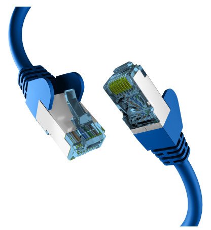 Efb Rj45 Cable De Red Con Cat7 Rohcable Azul 20m