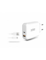 EAN 0888225023574 - Urban Factory PSC45UF cargador de dispositivo móvil Universal Blanco Corriente alterna Interior imagen 2
