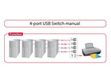 Delock Switch Usb 2.0 De 4 Puertos