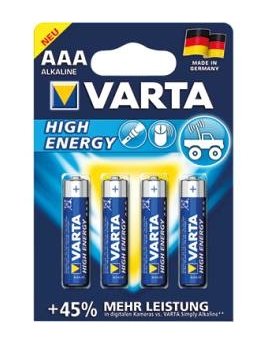 Varta Batterie Longlife Power (High Energy) Aaa Micro   4st.