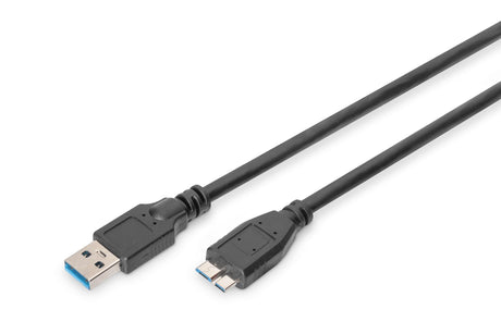 EAN 4016032283287 - Digitus AK-300116-010-S cable USB USB 3.2 Gen 1 (3.1 Gen 1) 1 m USB A Micro-USB B Negro imagen 1