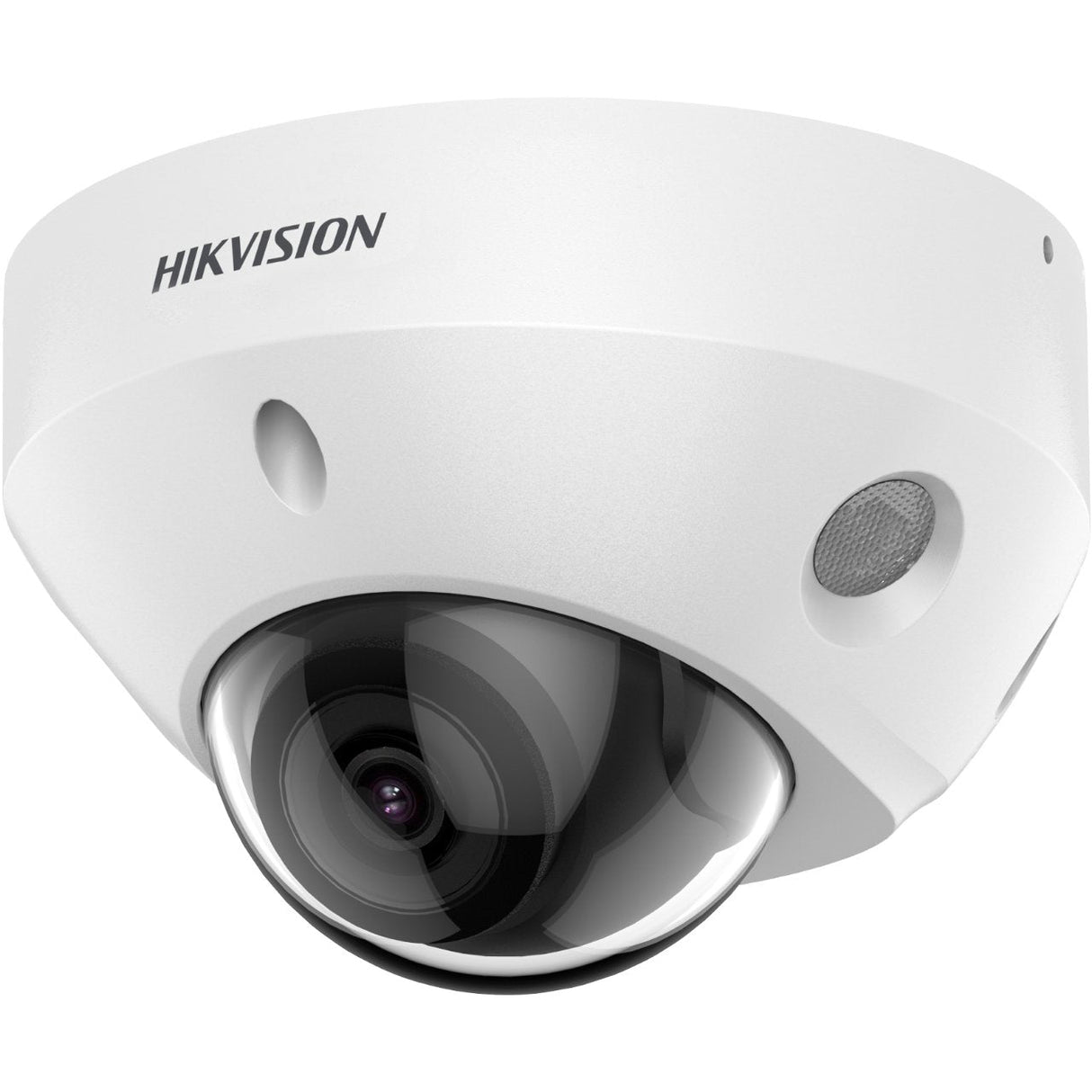 Cámara Minidomo Ip 8mp 2.8mm Acusense Wdr120 Ip67 Ik10 Ir30 Mic Hikvision