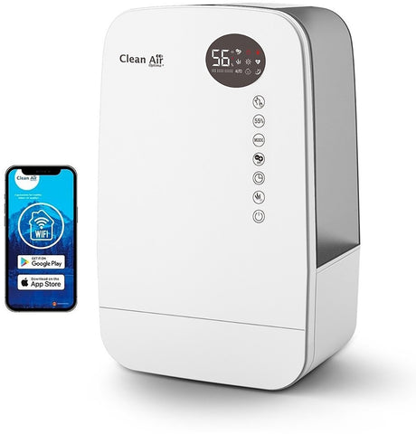 EAN 8718546312182 - Clean Air Optima CA-607W humidificador Ultrasónica 5,5 L Blanco 25 W imagen 1
