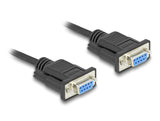 Delock 86824 Cable Serie Rs-232 D-Sub9 Hembra A Hembra 2 M
