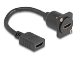 Cable Tipo D Delock Toma Hdmi > Toma Hdmi Negro, 20 Cm