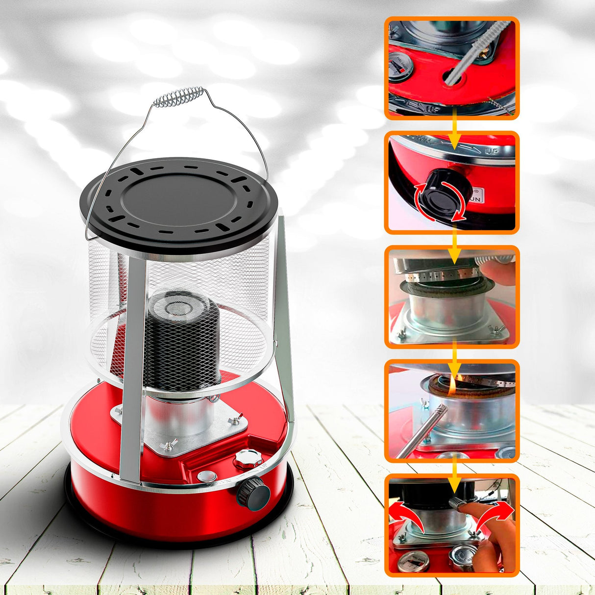 Extralink Aladdin Kerosene Heater Ekh-460 4,6l