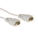 3 Metre Serial Interlink Connection Cable 9 Pin D-Sub Female - 9 Pin D-Sub Female