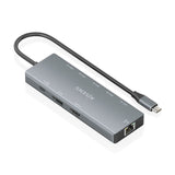 Docking Usb Tipo-C Aisens Asuc-9p051-Gr 1xdisplayport 1xhdmi 4k 4xusb 1xusb Tipo-C 1xrj45 1xusb Tipo-C Pd Gris