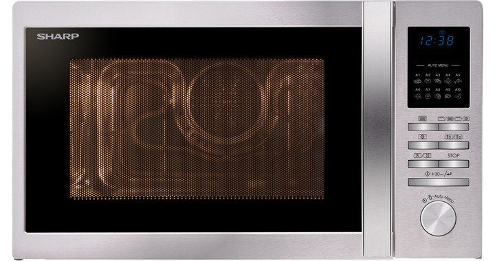 Microondas  Sharp Home Appliances R-822stwe Combinado 25 L 900 W Acero Inoxidable