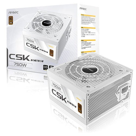EAN 0761345201179 - Antec CSK750DC WHITE unidad de fuente de alimentación 750 W 24-pin ATX ATX Negro imagen 11