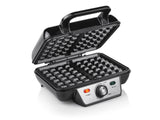 Gofrera Tristar Wf-2195, Gofres Belgas, Potencia 1000 W, Número De Gofres - 2, Acero Inoxidable Negro