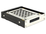 Delock 47228 Bastidor Móvil De 3.5" Para 1 Unidad De Estado Sólido O 1 Unidad De Disco Duro Sata/Sas De 2.5? Con Protección Contra La Vibración