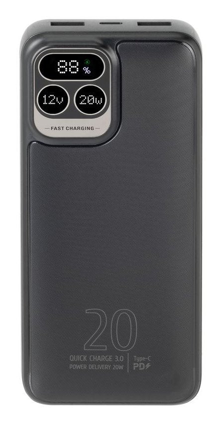 Rivacase Powerbank Va2521 20000mah Qc/Pd/Lcd 20w