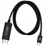 EAN 662919114713 - V7 V7USBCDP14-1M adaptador de cable de vídeo DisplayPort USB Tipo C Negro imagen 3