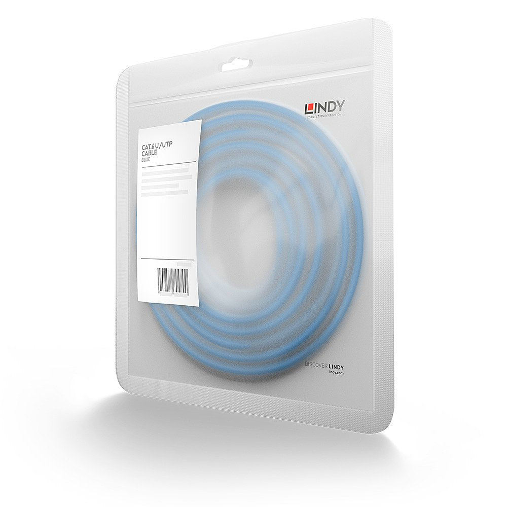 Cable 10m Cat.6 U/Utp  Blue