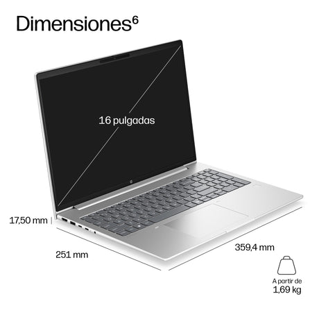 EAN 0826581572626 - HP ProBook 4 G2i 16 inch Notebook AI PC Wolf Pro Security Edition Intel Core 5 Portátil 40,6 cm (16") WUX imagen 5