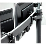 Value Lcd-Triple-Arm Trgerstange, Schwarz, Tischmontage, Bis 3x 8 Kg