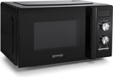 Horno Microondas Gorenje Mo20a3bh, Capacidad 20 L, Potencia 800 W, Negro