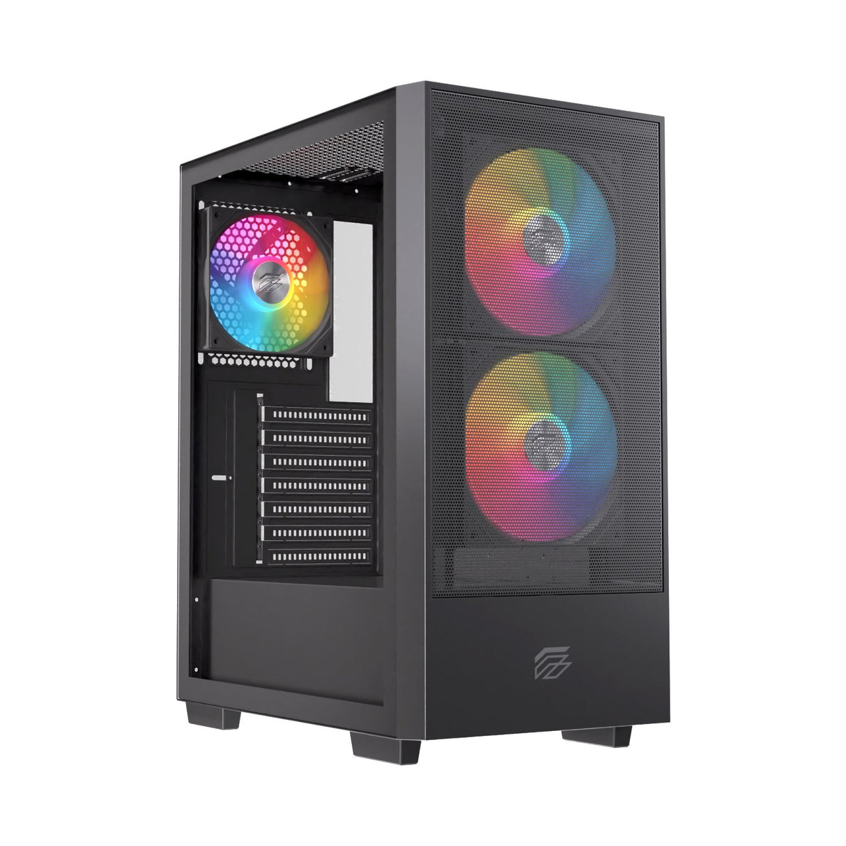 EAN 6977277364477 - Einarex EXCS-PL-100R-B carcasa de ordenador Midi Tower Negro imagen 1