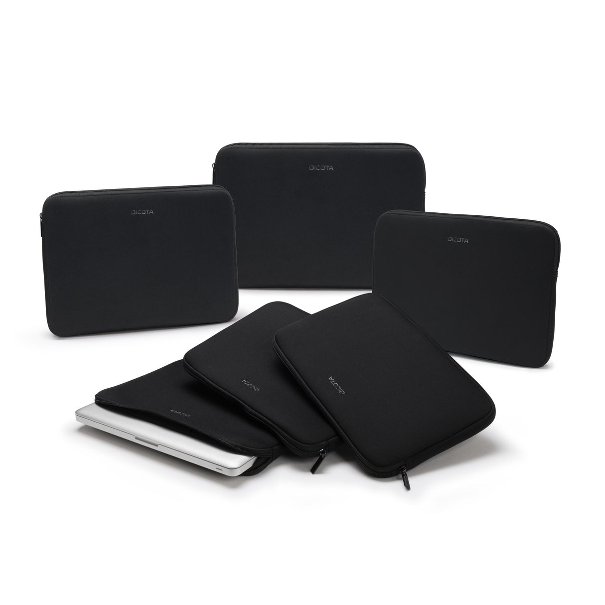 Dicota Perfect Skin Funda Negra Para Portátiles De 12 A 12,5''