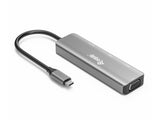 Equip Hub Usb-C Con Usb 2.0, Hdmi, Vga Y Displayport - Carcasa De Aluminio