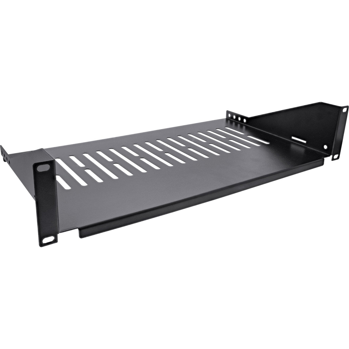 Estante Inline De 19", 250 Mm, 20 Kg, 2u, Negro Ral 9005