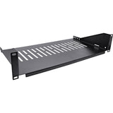 Estante Inline De 19", 250 Mm, 20 Kg, 2u, Negro Ral 9005