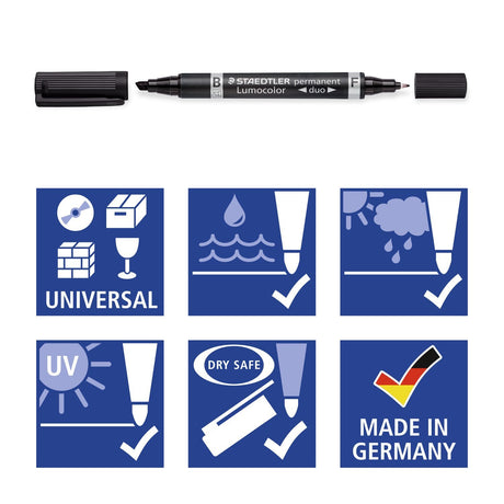 EAN 4007817186459 - Staedtler Lumocolor permanent duo 348 B marcador permanente 1 pieza(s) imagen 5