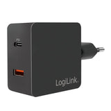 EAN 4052792057089 - LogiLink PA0220 cargador de dispositivo móvil Universal Negro Corriente alterna Carga rápida Interior imagen 2