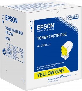 Toner Original Epson C13s050747 Amarillo 8.8k