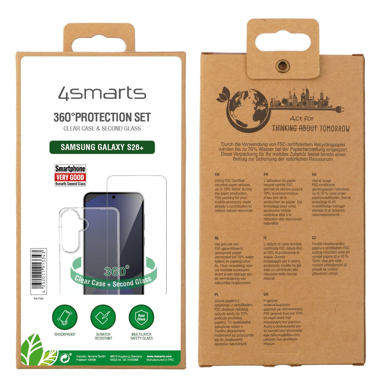 4smarts 360° Protection Set Para Samsung Galaxy S26+