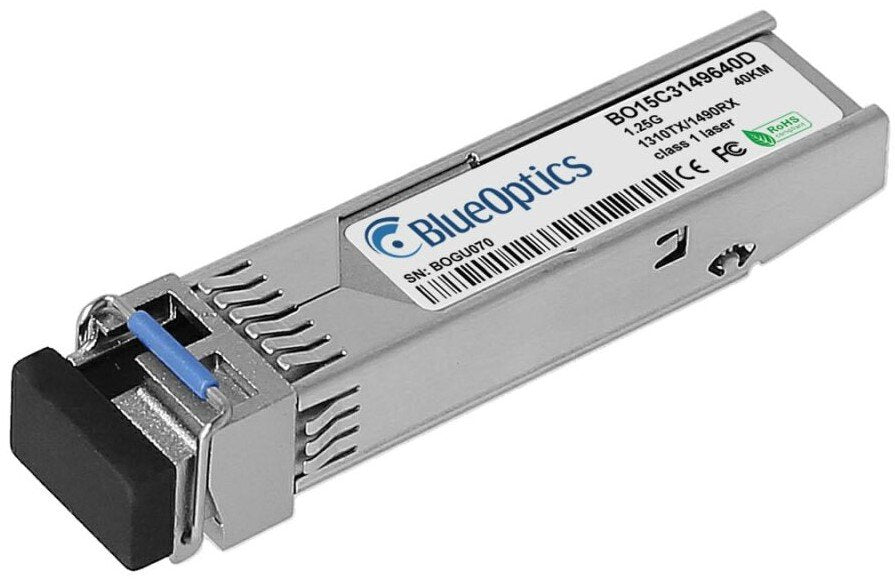 Blueoptics Allied Telesis Sfp-Bxu34-40km Blueoptics Bo15c3149640d Sfp Transceiver, Lc-Simplex, 1000base-Bx-U, Singlemode Fiber, Tx1310nm/Rx1490nm, 40km